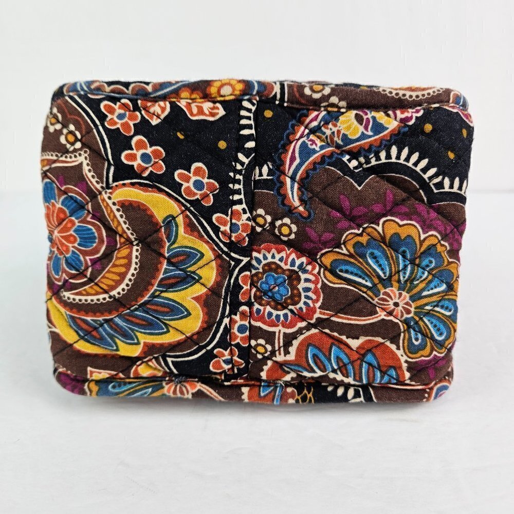 Vera Bradley Out To Lunch Bag Kensington (Retired) Brown Paisley Floral - Picture 5 of 12